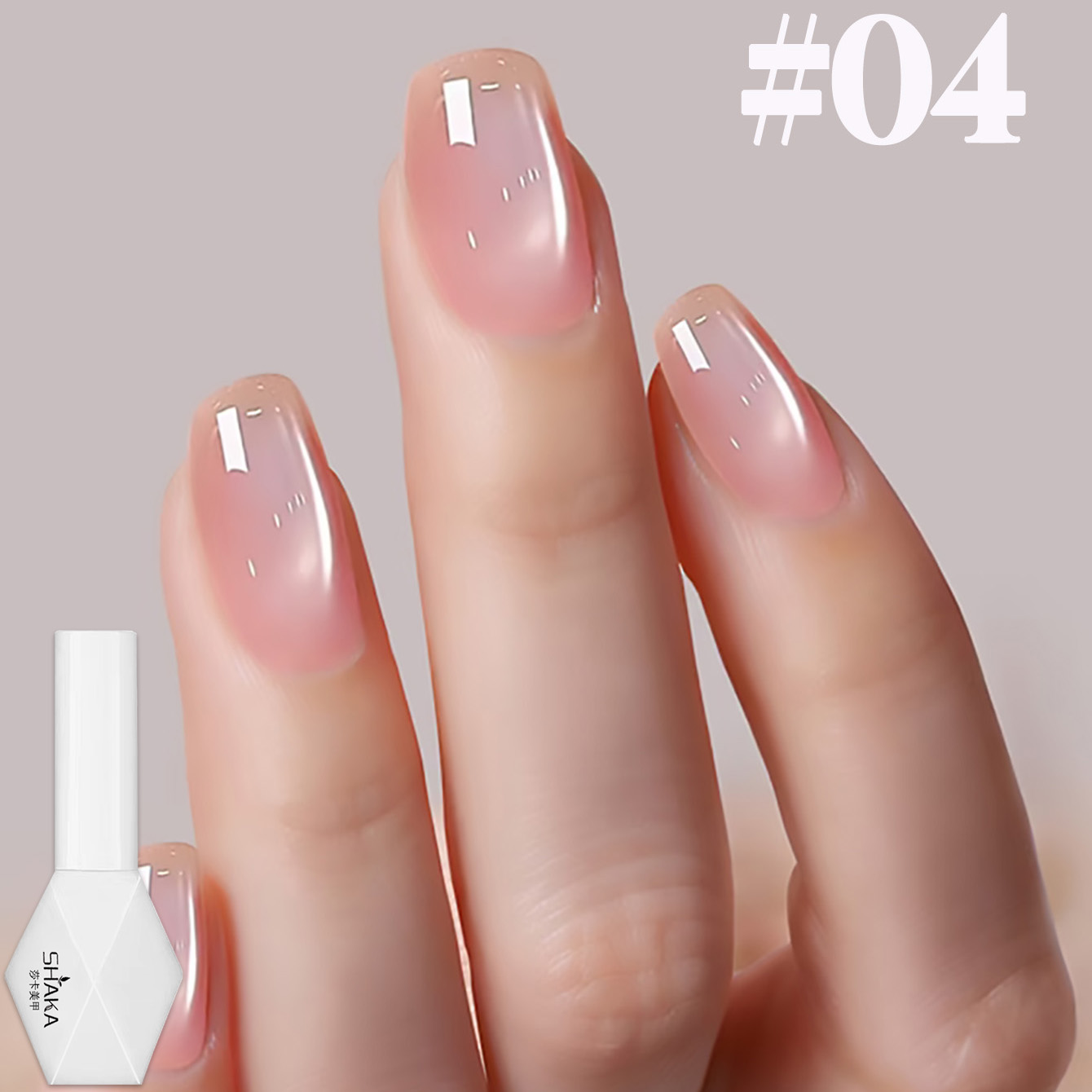 SHAKA 1-12pcs Summer Popular I - Nail Art Cat Eye Pink ulasan dan harga