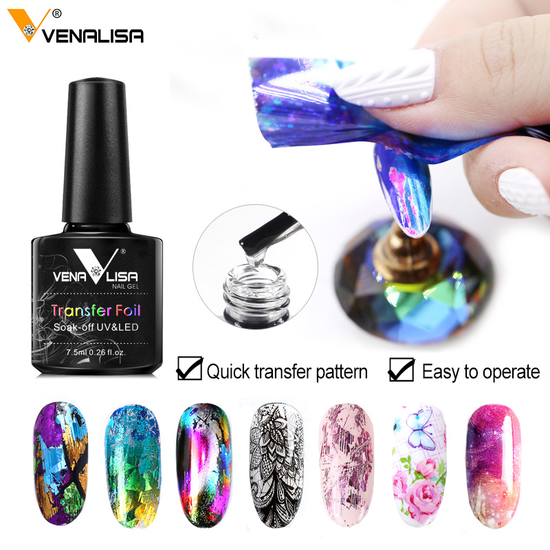 Venalisa 7.5ml Transfer Foil G - Nail Foil Transfer ulasan dan harga