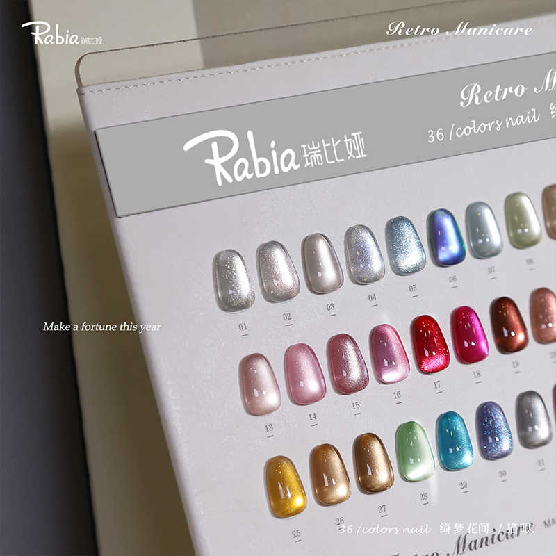 RABIA Moonlight Cat Eye 36 Col - Nail Art Cat Eye ulasan dan harga