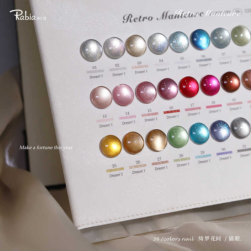 RABIA Moonlight Cat Eye 36 Col - Nail Art Cat Eye ulasan dan harga