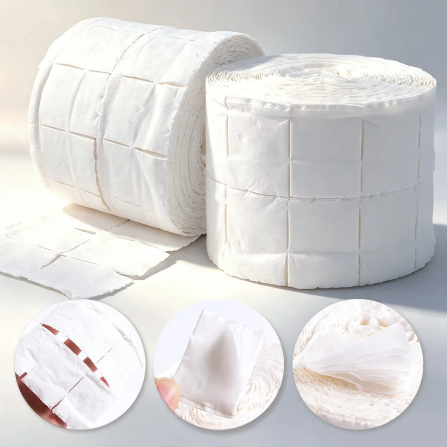 300/500Pcs Roll Lint Free Cott - Nail Art Gel ulasan dan harga