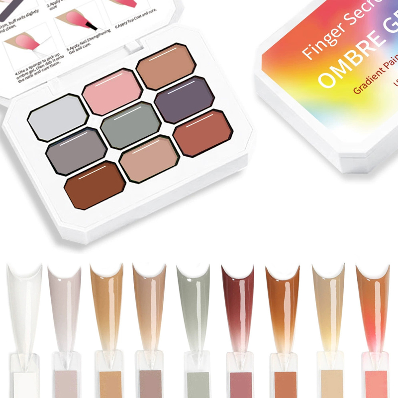 9 Color Gradient Painting Gel  - Nail Art Painting ulasan dan harga