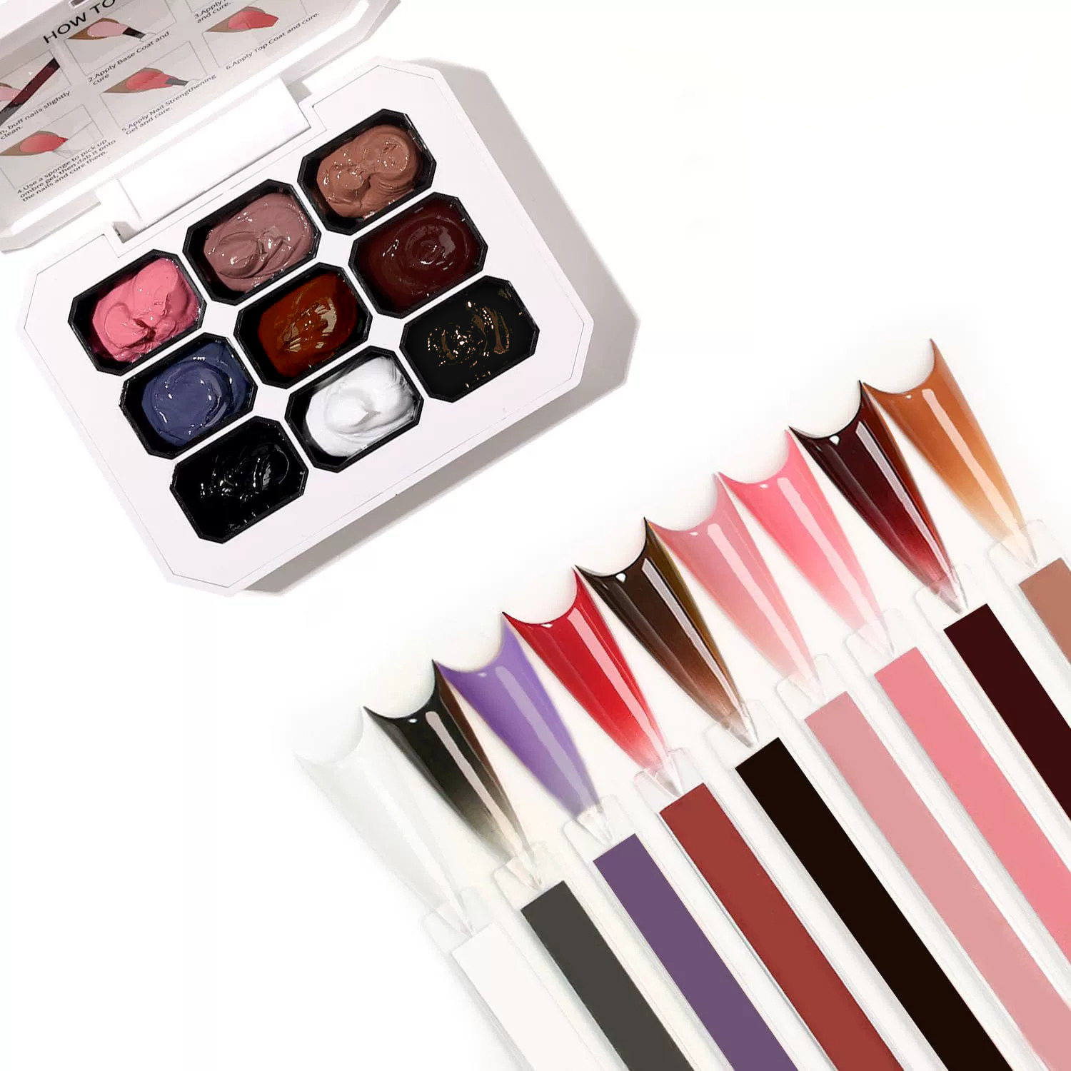 9 Color Gradient Painting Gel  - Nail Art Painting ulasan dan harga