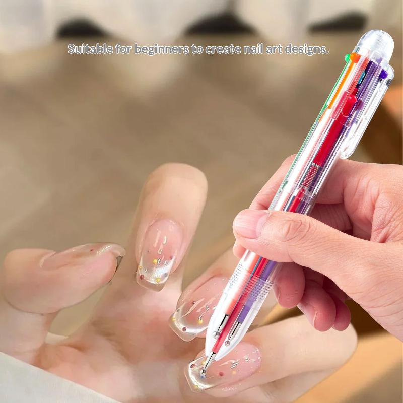6 In 1 Nail Art Dotting Pen Pa - Nail Art Dotting Tool ulasan dan harga