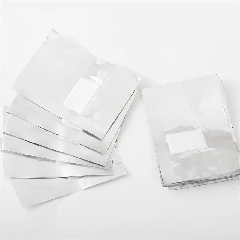 100Pcs Bag Aluminium Foil Nail - Nail Foil Transfer ulasan dan harga