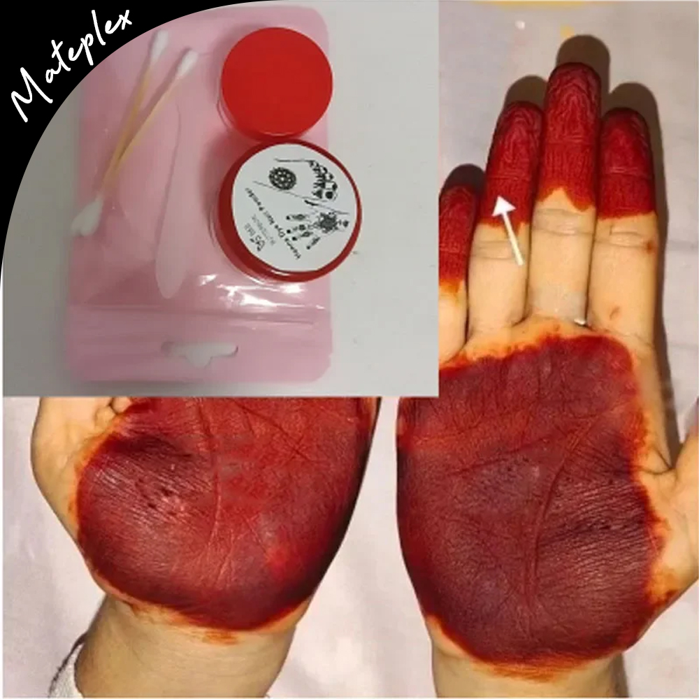 20g Natural Plant Henna Nail D - Nail Art Red Wine ulasan dan harga