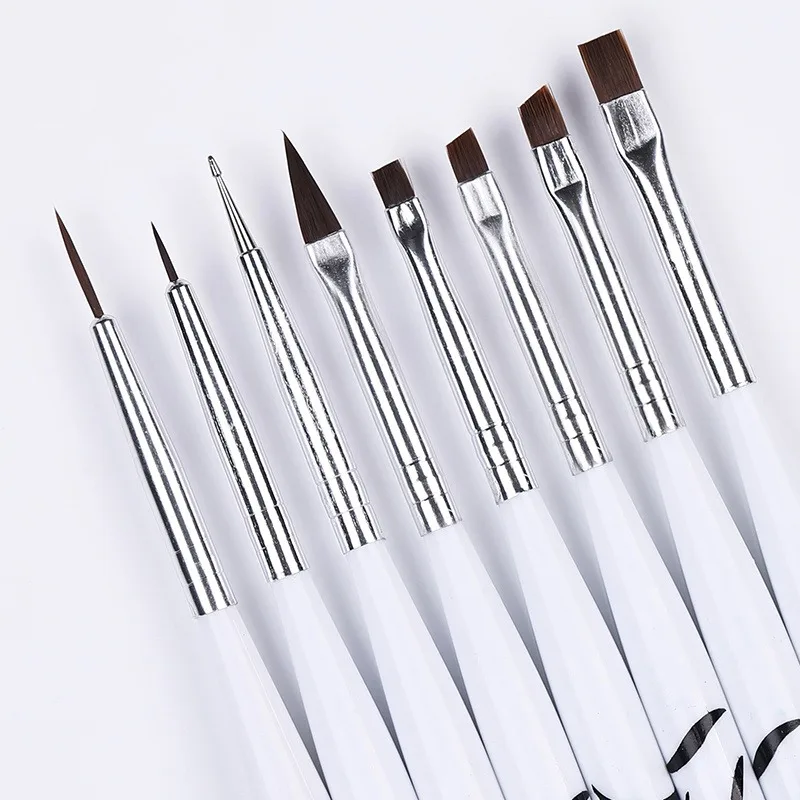 Nail Art Brush Ombre Brushes U - Nail Gel Polish Set ulasan dan harga