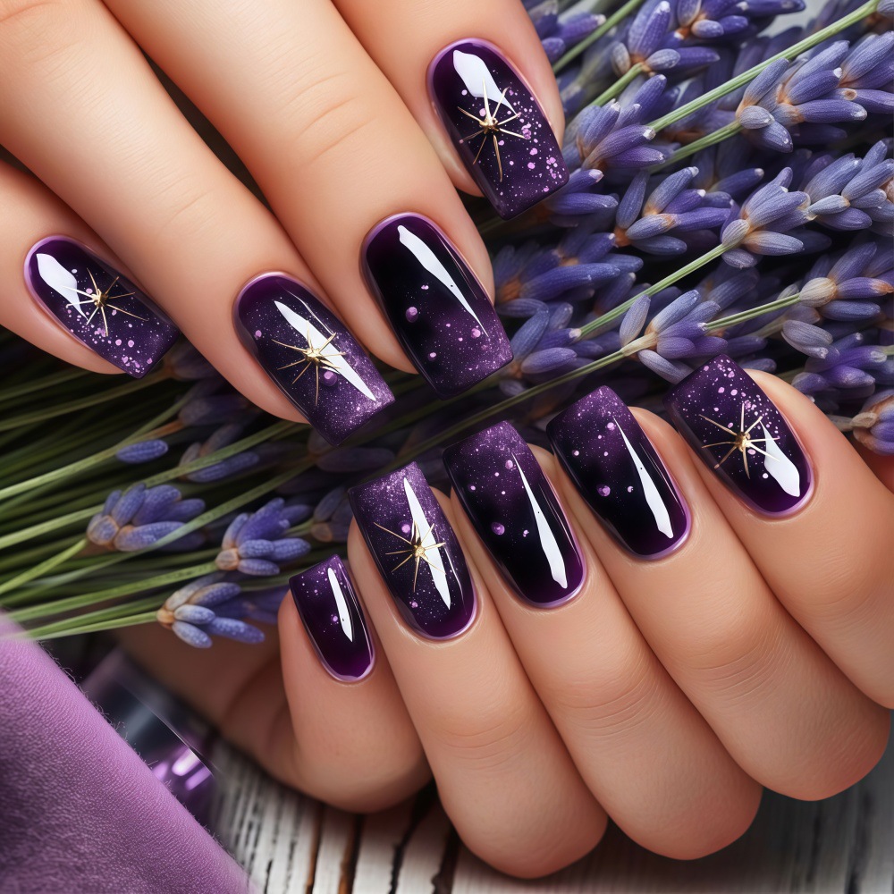 Short Medium fake nails gradie - Nail Art Fake Nails ulasan dan harga