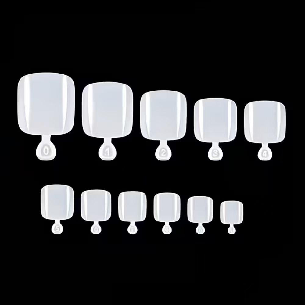 100pcs/Box French Tip Press-On - Nail Art Fake Nails ulasan dan harga