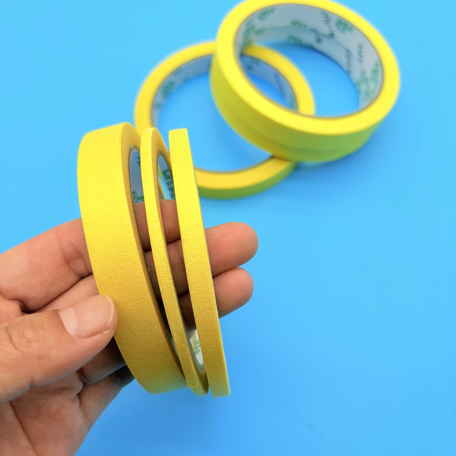 3 Sizes Yellow Masking Tape  - - Nail Art Yellow ulasan dan harga