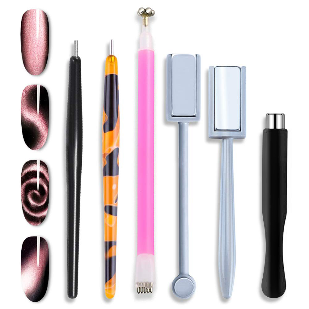 YIKOOLIN 3D Cat Eyes Magnet Ma - Nail Gel Polish Set ulasan dan harga