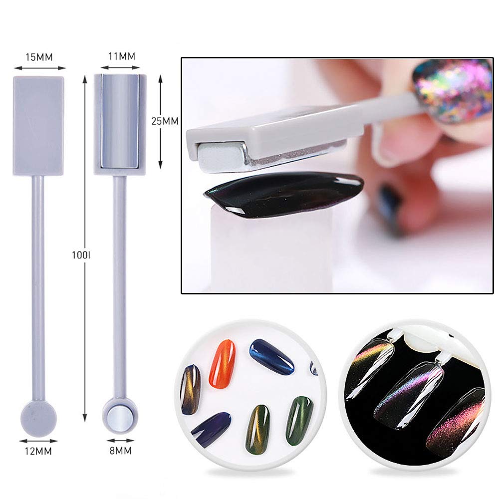 YIKOOLIN 3D Cat Eyes Magnet Ma - Nail Gel Polish Set ulasan dan harga