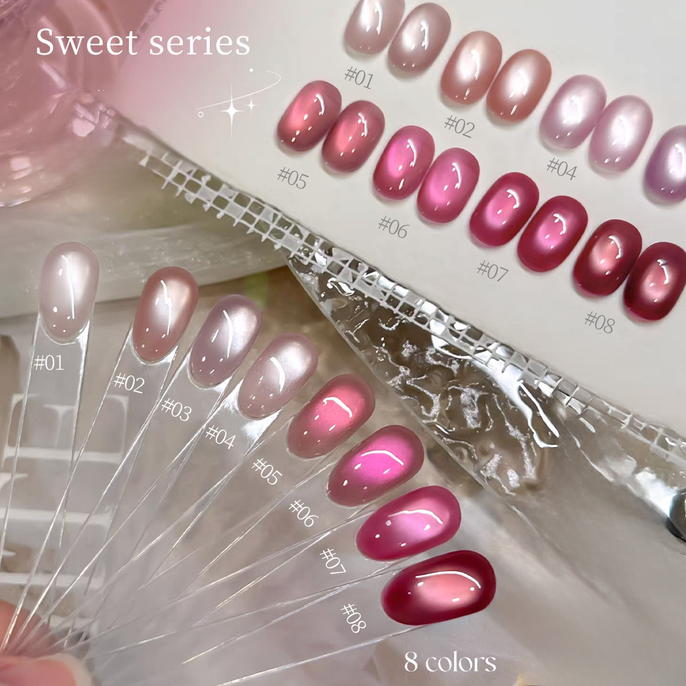 1pcs TC 2026 Summer Popular Ic - Nail Art Cat Eye Pink ulasan dan harga