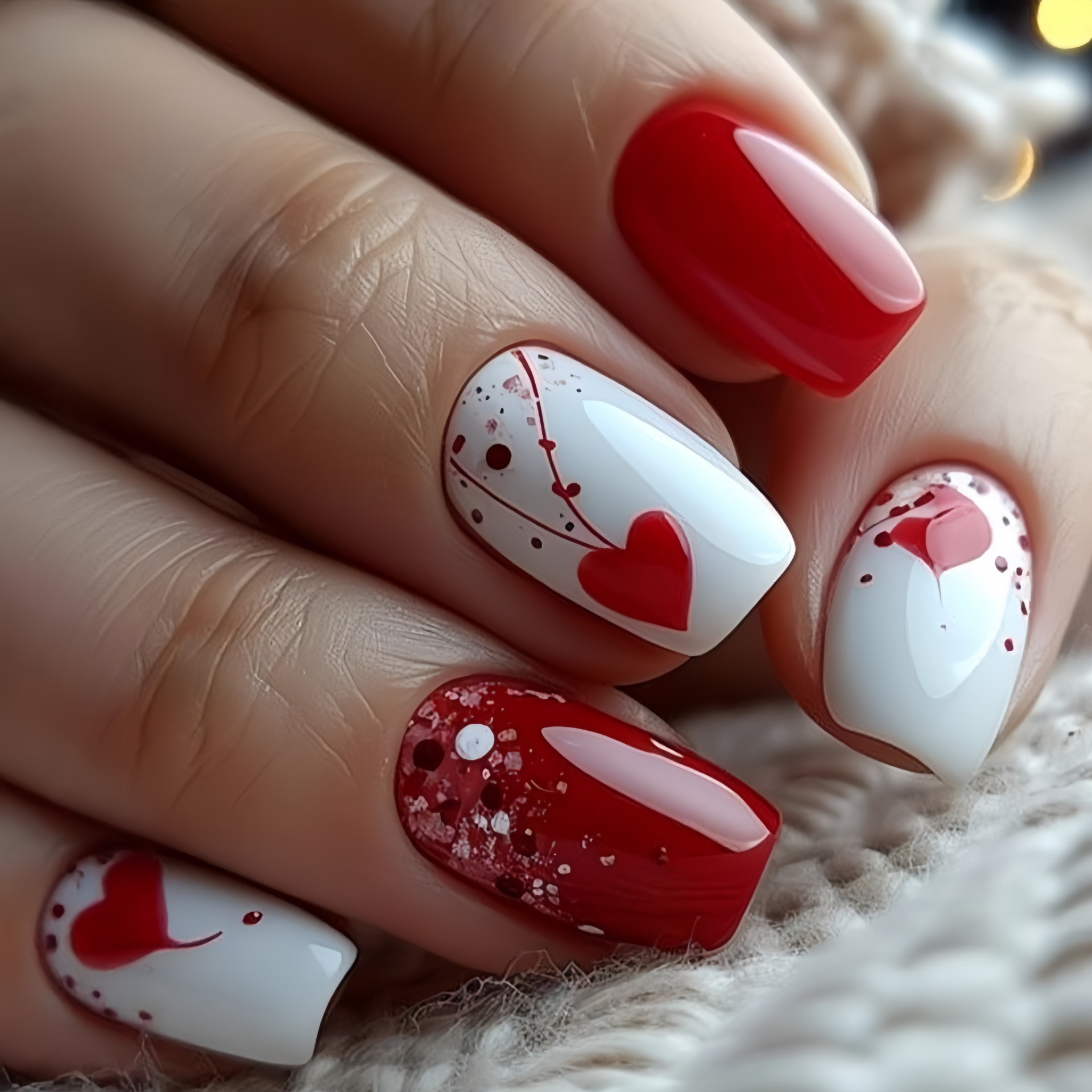 Short Medium fake nails for wo - Nail Art Pink ulasan dan harga