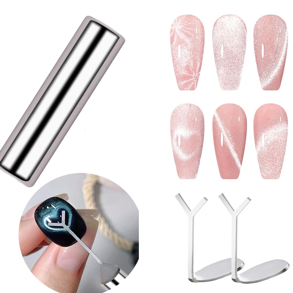 1/2/3/4pcs Y-Shaped Heart Cat  - Nail Gel Polish Set ulasan dan harga