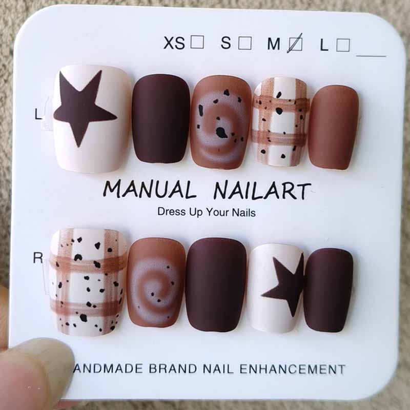 10Pcs Autumn and Winter Nail A - Nail Art Painting ulasan dan harga