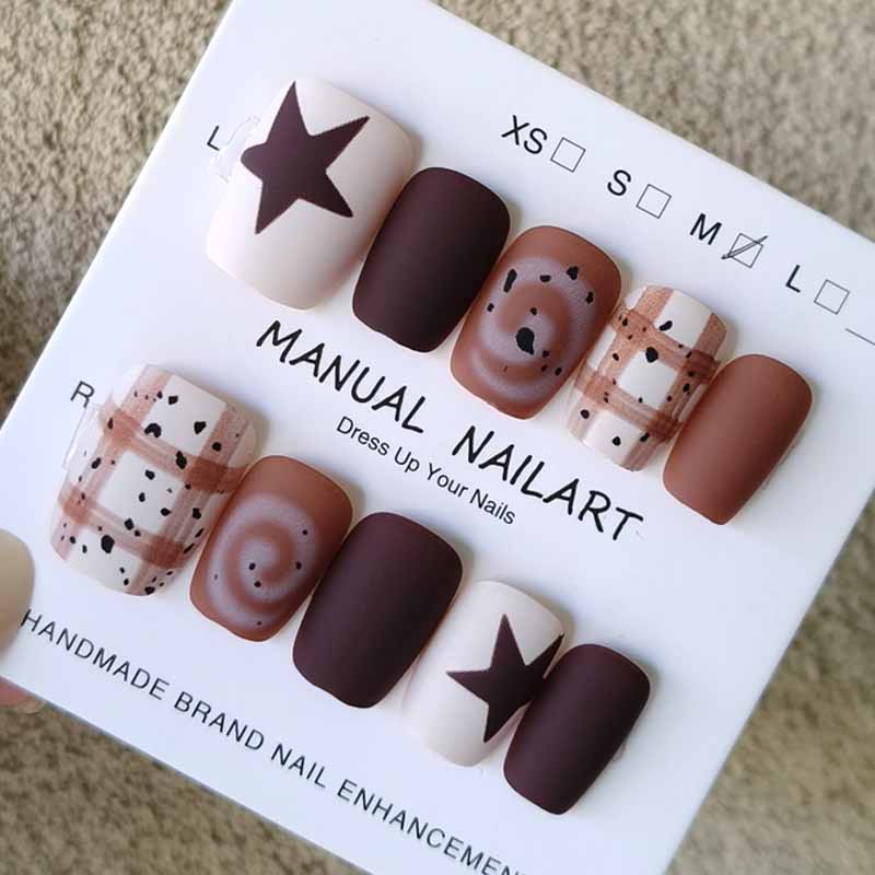 10Pcs Autumn and Winter Nail A - Nail Art Painting ulasan dan harga