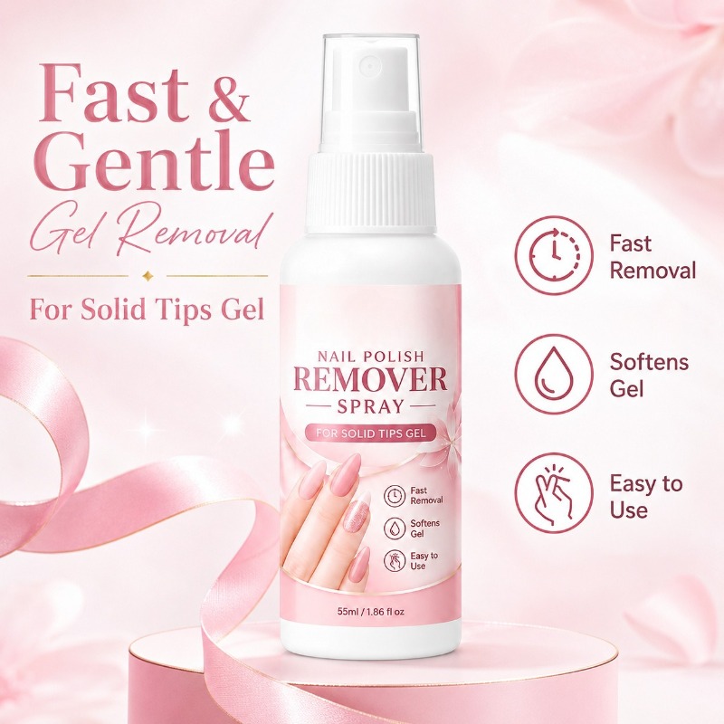 Nail Remover Spray Solid Nail  - Nail Art Fake Nails ulasan dan harga