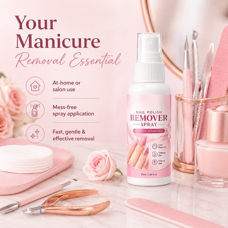 Nail Remover Spray Solid Nail  - Nail Art Fake Nails ulasan dan harga