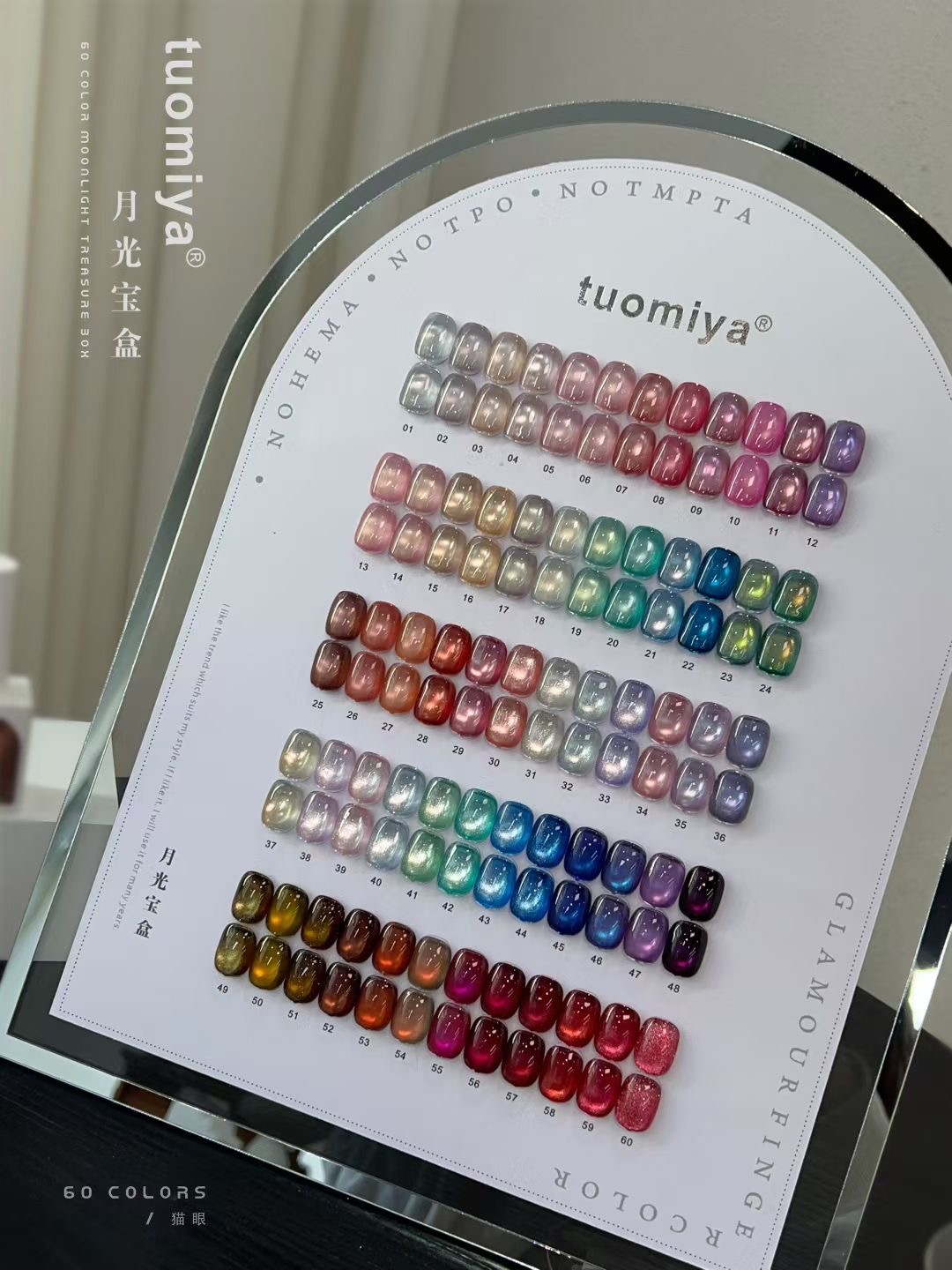 60-color Moonlight Cat Eye nai - Nail Gel Polish Set ulasan dan harga
