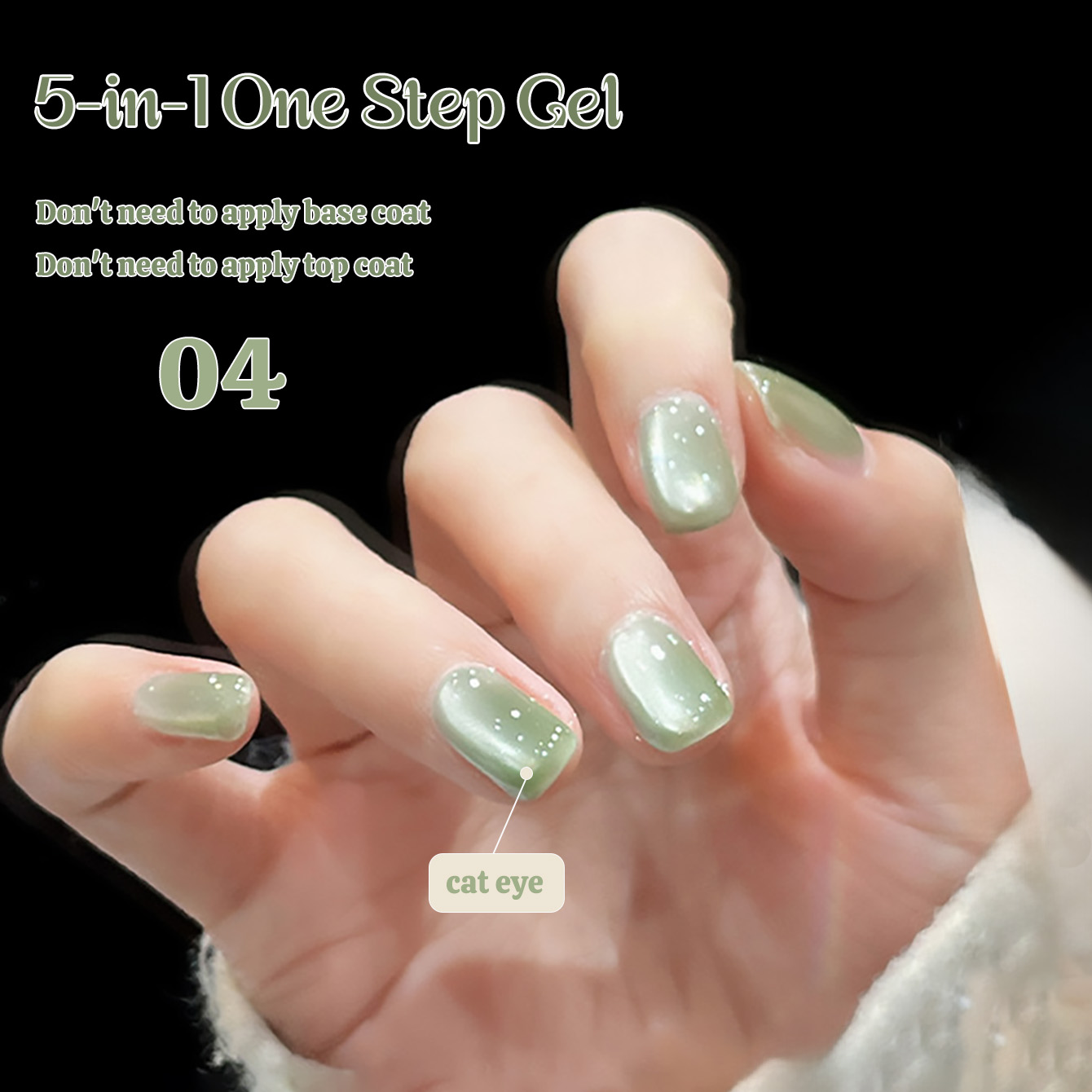 1pcs TC New 5-in-1 One-Step Ge - Nail Art Cat Eye Pink ulasan dan harga