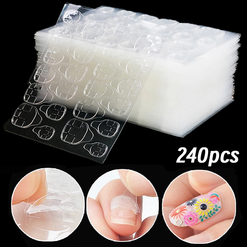 Double Side Nail Jelly Glue Tr - Striping Tape Nail ulasan dan harga