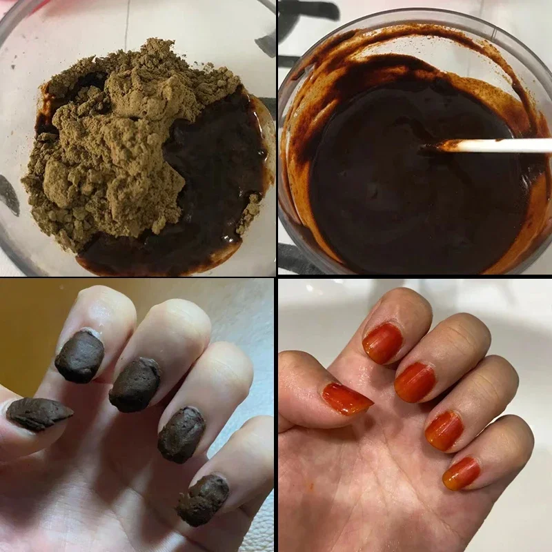 30g Natural Plant Henna Nail D - Nail Art Red Wine ulasan dan harga