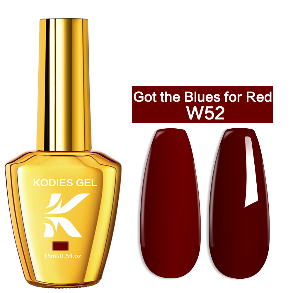 KODIES GEL Burgundy Red Gel Na - Nail Art Red Wine ulasan dan harga