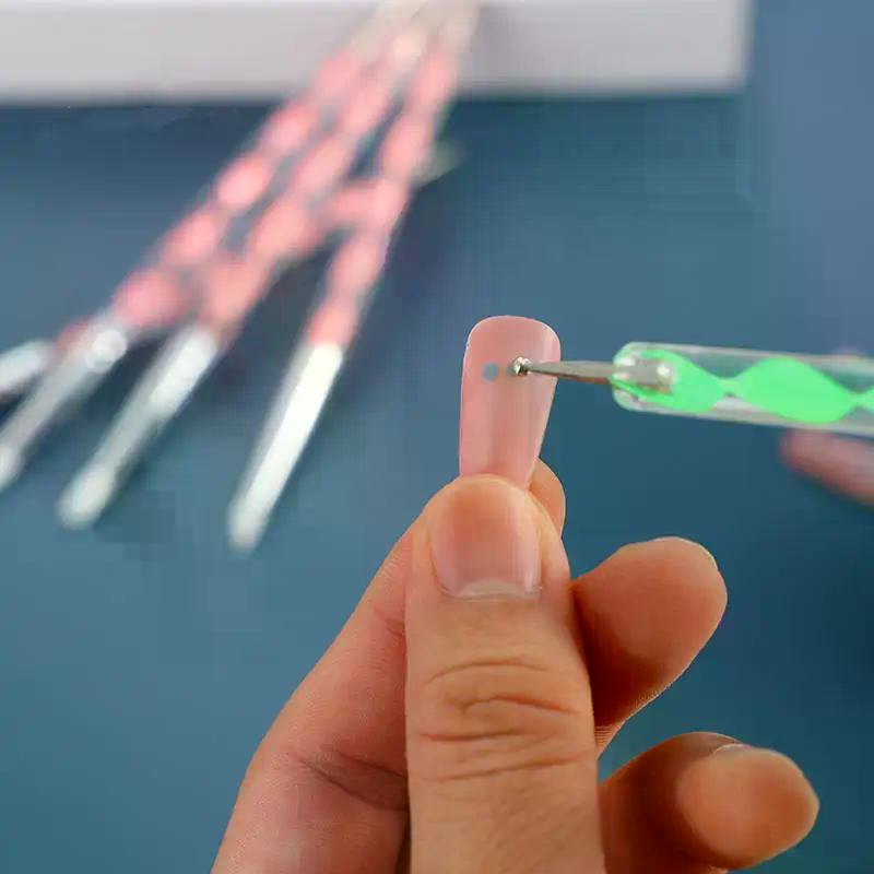 5 Pcs Silicone Clay Sculpting  - Nail Art Dotting Tool ulasan dan harga
