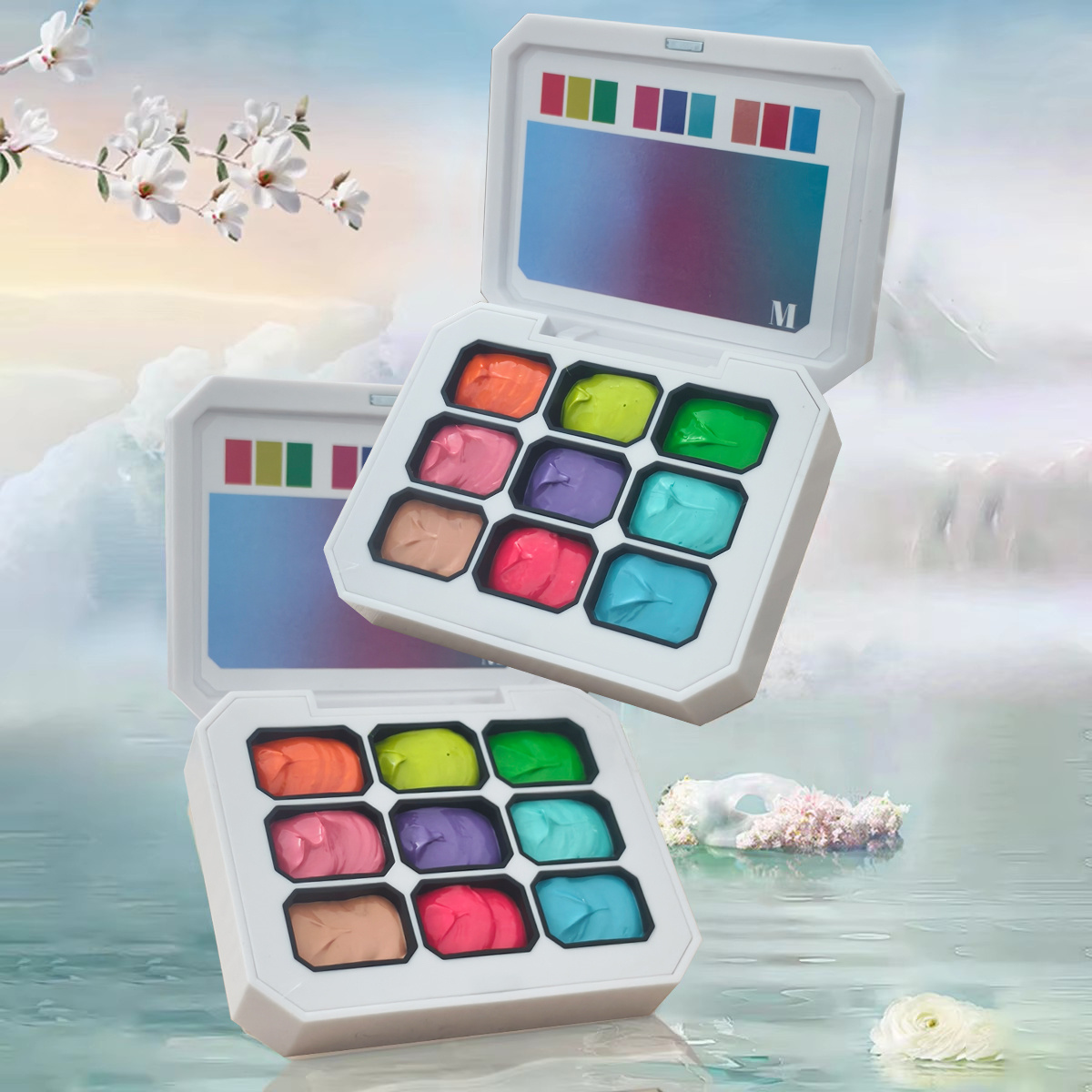 1pc 9-color Solid Nail Polish  - Nail Art Painting ulasan dan harga