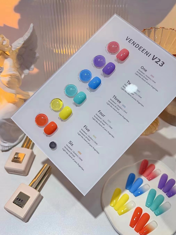 VENDEENI 18 Colors 12 Color Gl - Nail Art Cat Eye ulasan dan harga