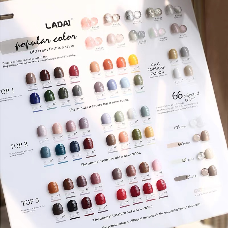 LADAI 66 Colors New Trend Whol - Nail Gel Polish Set ulasan dan harga