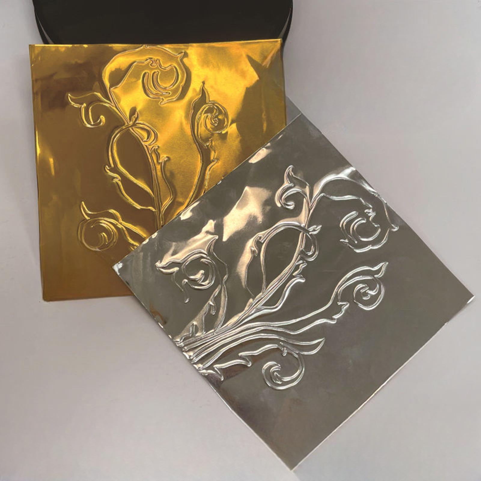 Foil Paper For Crafts 100 Piec - Nail Art Painting ulasan dan harga